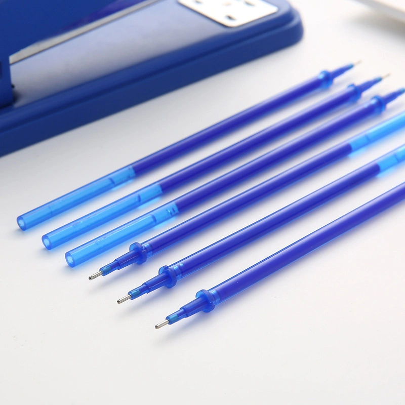 Heißer Verkauf Crystal Blue 0,5mm Heat Erasable Pen Nachfüllpack für Bürostudenten