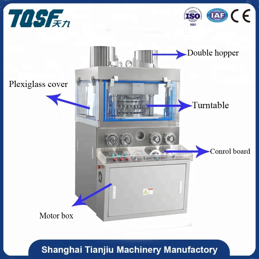 Shanghai Factory Zpw-29 High Speed Rotary Tablet Press for Milk Tablets