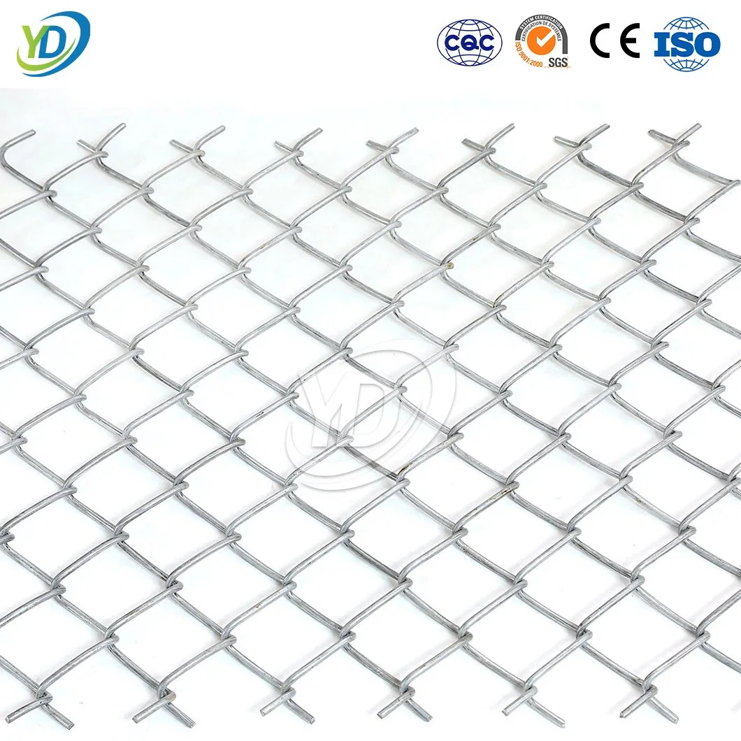 Yeeda alambre malla 4 FT cadena enlace Fence Fabricantes China Cadena de acero galvanizado de 100 X 100 mm de la cercada eléctrica de polialambre Cercado de enlace