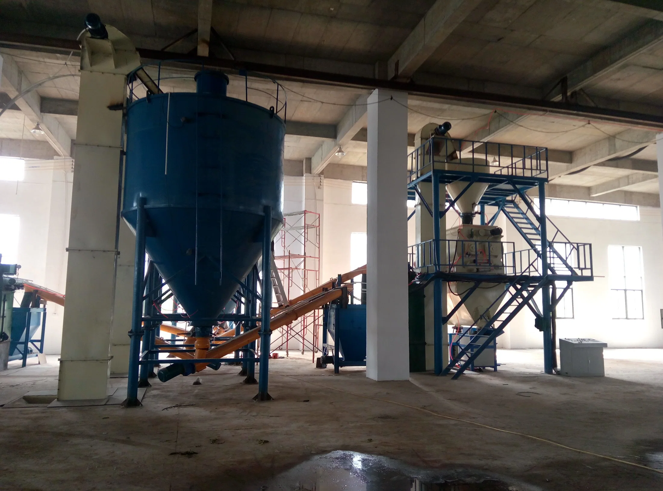 Whole Automatic Dry Powder Mortar Mixing Production Line in Bulk Packing Bag Packing