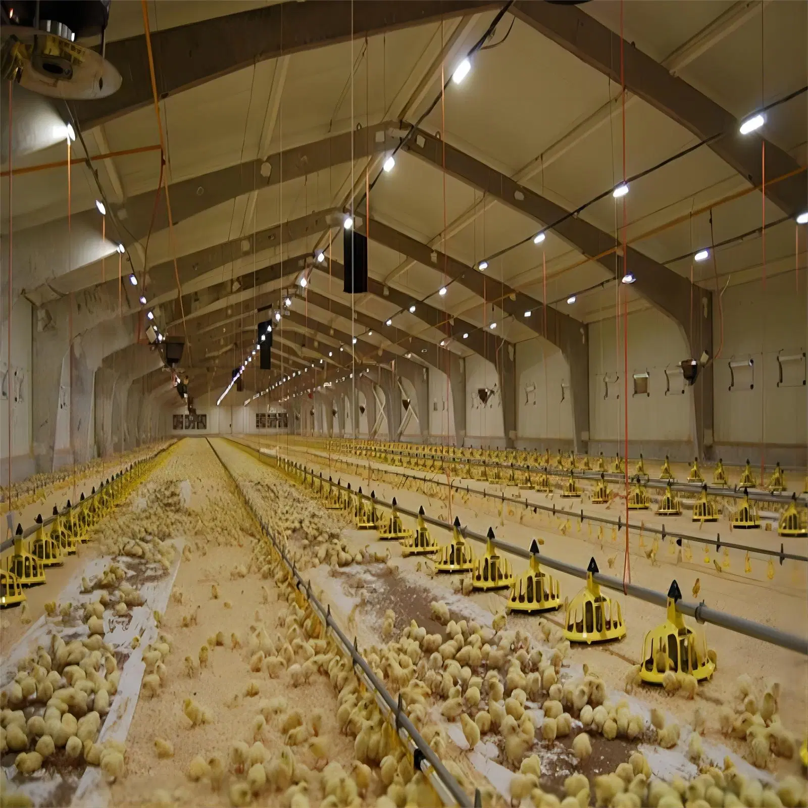 Modern Light Steel Chicken Farm Steel Structure منزل الدواجن