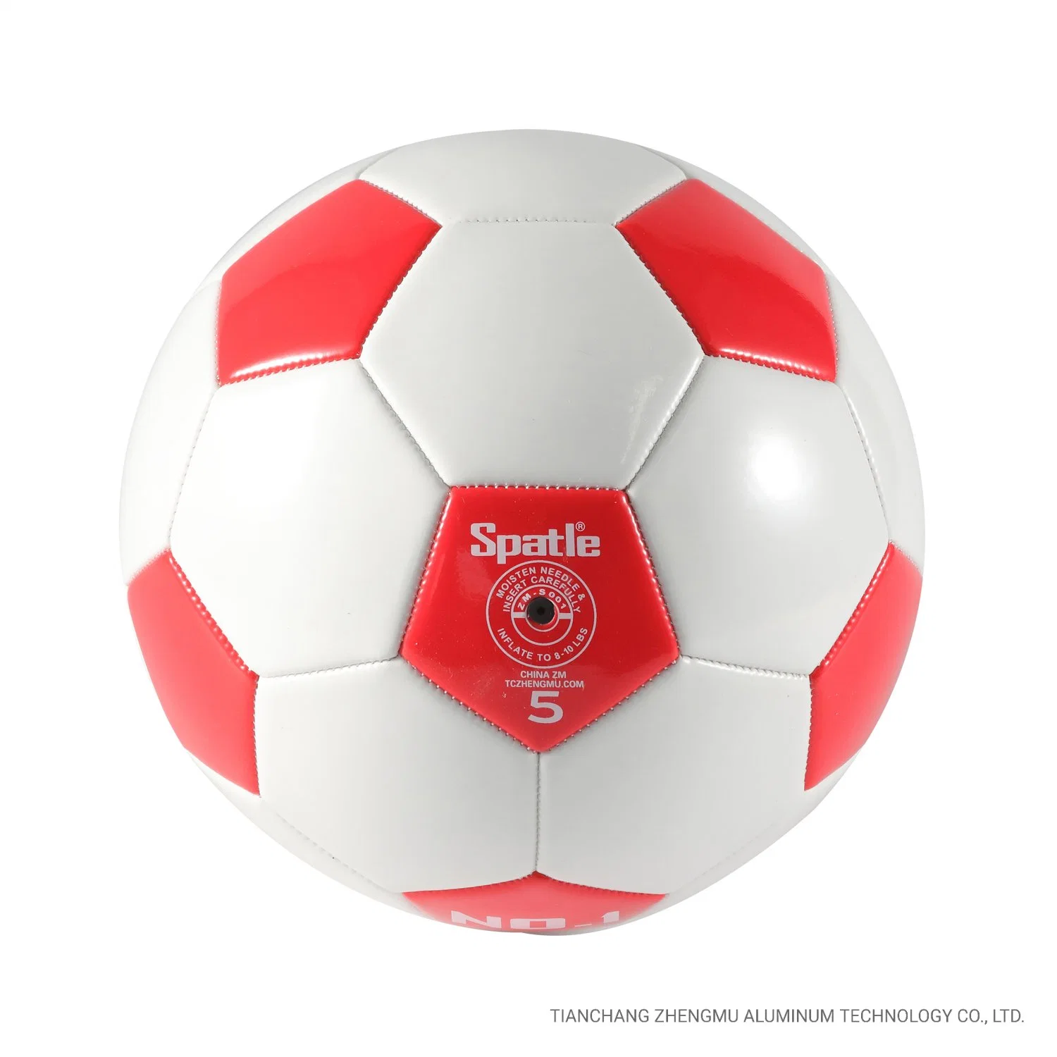 Logo de l'équipe personnalisé PVC Ballon de soccer - Taille 5 pour la formation