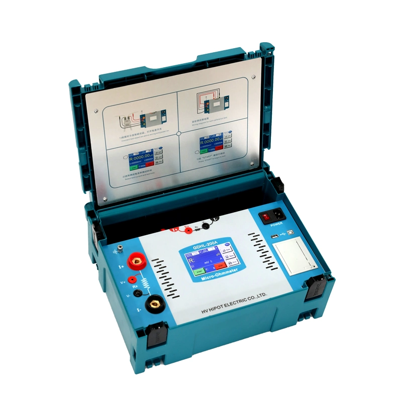 Fast Shipping Switchgear Contact Resistance Tester 200A Digital Loop Resistance Tester