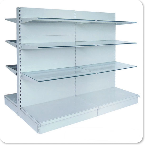 Metallic Material and Double-Sided Grocery Shelves Supermarket Shelf Display Racks Store Shelves