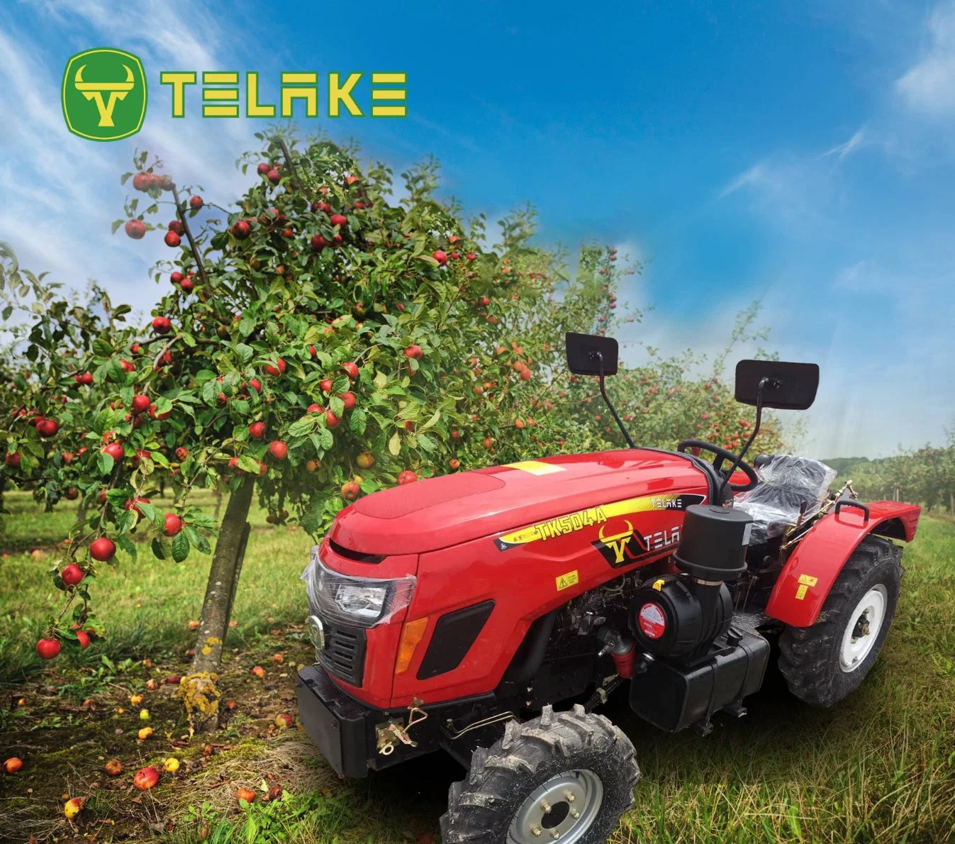Telake Economic Durable Agricultural Equipment 30HP 40HP 50HP 55HP Tractor Garden Tool for Farming