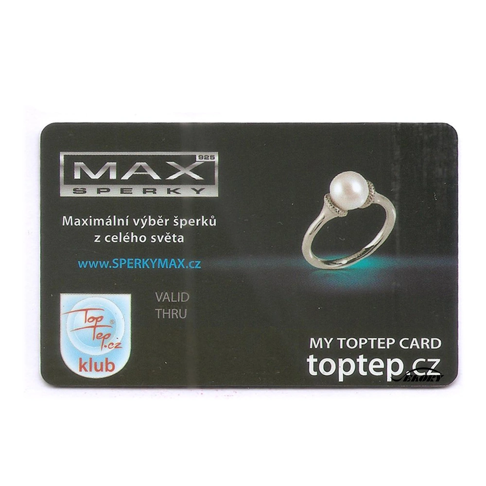 Carte d'impression personnalisée en PVC bijoux accessoire clé d'identification de membre de magasin Carte