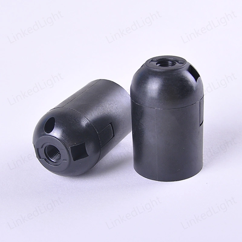 Factory Direct Sale E26 Thermoplastic Smooth Lamp Socket for Floor Lamps