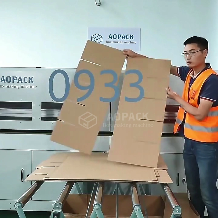 Aopack Money-Saving Machine to Make Cardboard Boxes in Different Sizes and Types