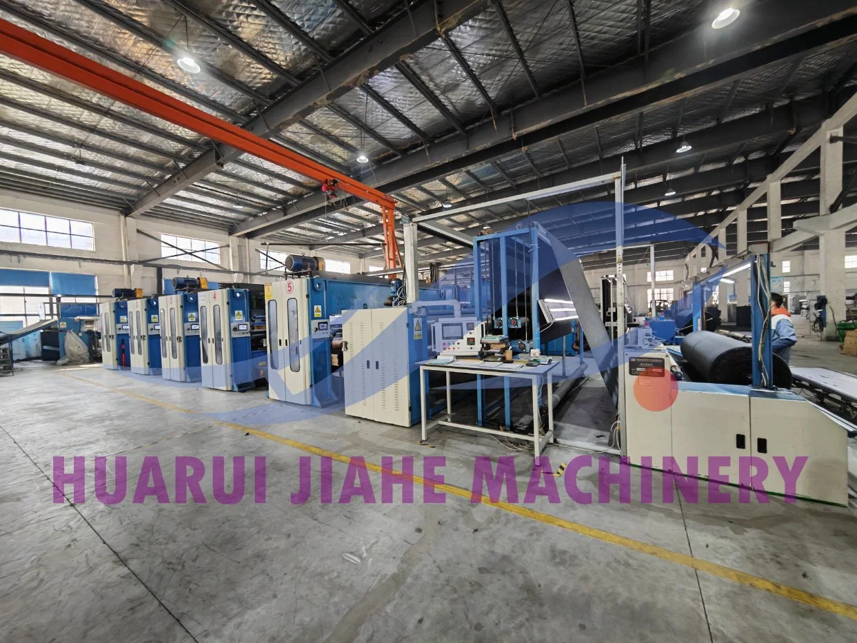 Non-Woven Equipment for The Production of Felt Geo-Textiles, , Needle Punched Universal Car Mat Machine Non-Slip Car Mat Automotive Carpet Process Line