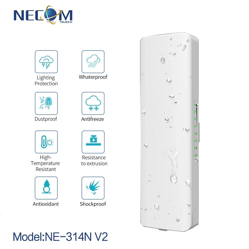 2.4GHz 300Mbps WiFi Extender CPE antenne extérieur sans fil pour la vidéosurveillance