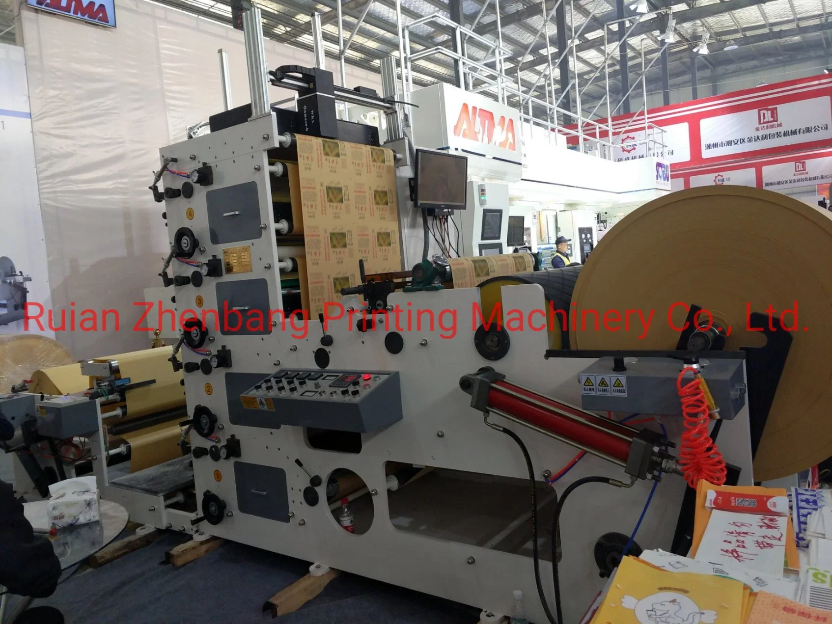 Flexography Food Package Paper Bag Printing Machine
