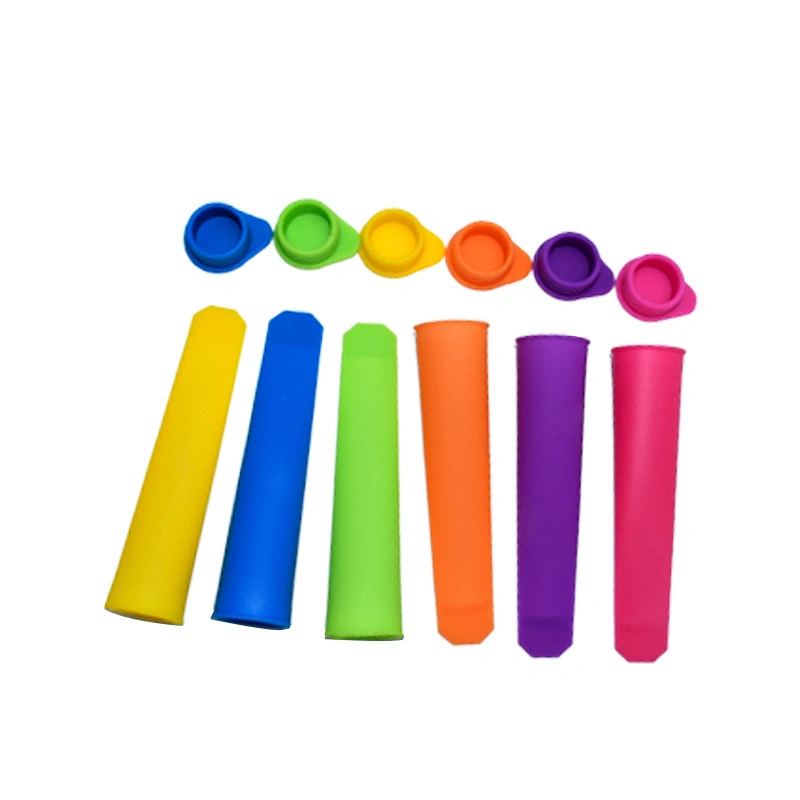 High Satisfaction Hand-Held Stick Split Popsicle Mold Silicone Ice Cube Tray Mold Ice Making