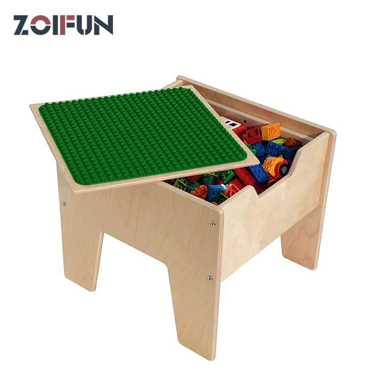 Good Quality Pure Color Furniture Kids Square Table for Kindergarden