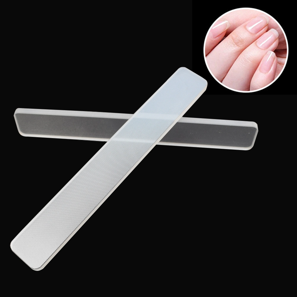 Nano Glass Nail ملف شفاف تلميع تلميع تلميع تلميع طبقة السنانير فن مانيكور