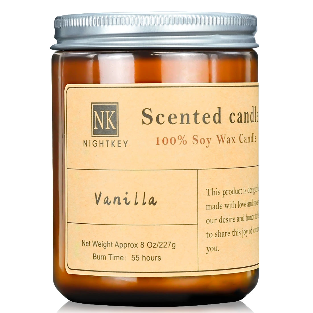 Custom Logo Scented Soy Wax Glass Jar Candles Set with Custom Scent