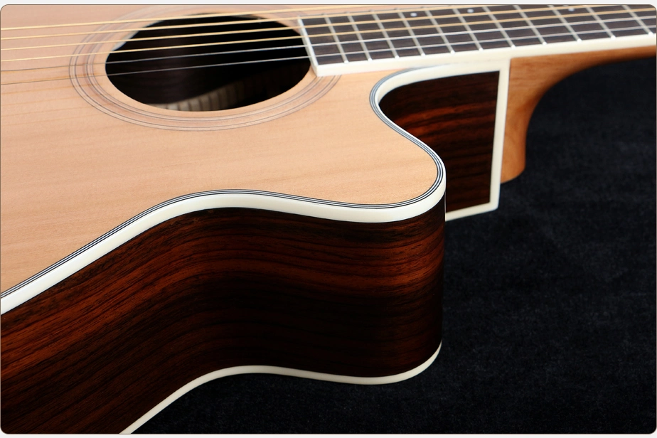 Best Selling Cutaway Acoustic Electric Acoustic Guitar Made in China