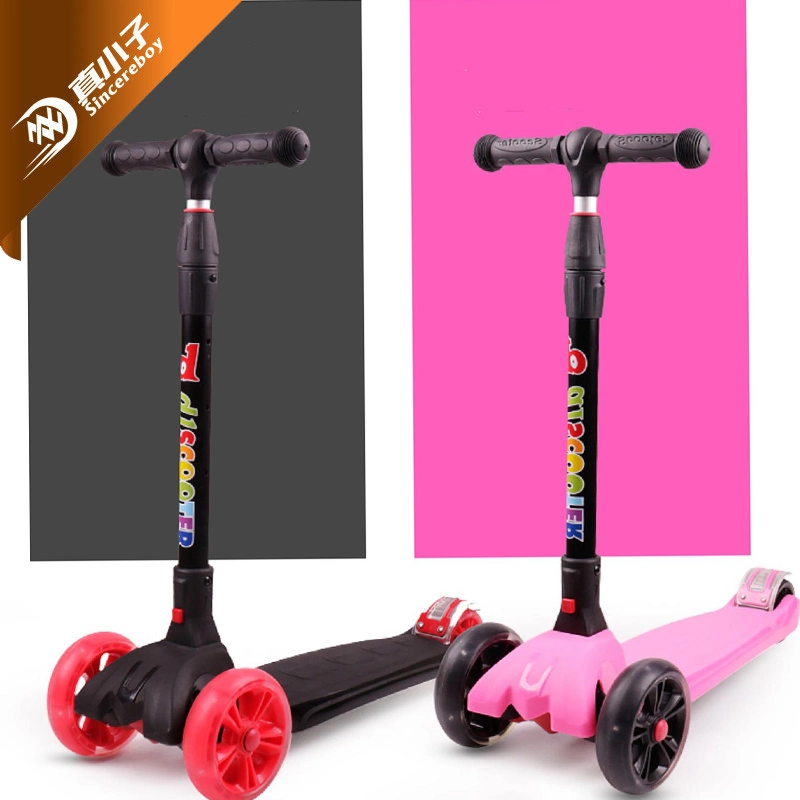 Faltbarer Kick Scooter für 3-6 Jahre alte Kinder Kinder Rutsche Fahrrad 3 Räder Baby Spielzeug