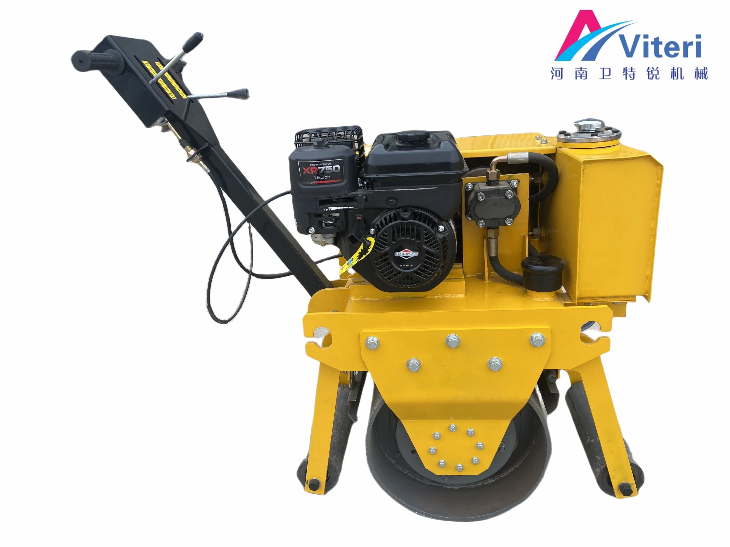 Fvr-7005 Asphalt Surface Compactor Mini Machinery Road Roller 600kg Cheap Hand Push Vibrating Asphalt Road Roller