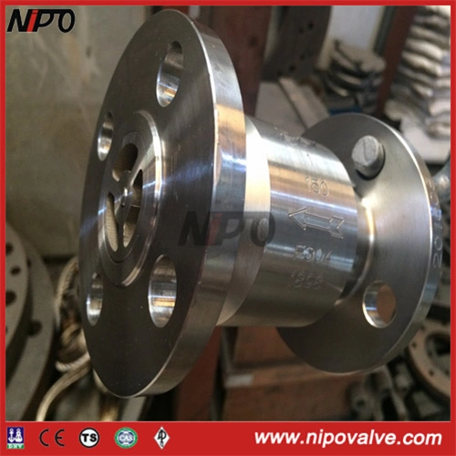 Nozzle Type Forged Steel Flanged Axial Flow Check Valve