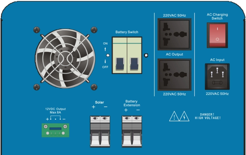 N-St400-500W Sine Wave off Grid Solar Power Inverter for UPS