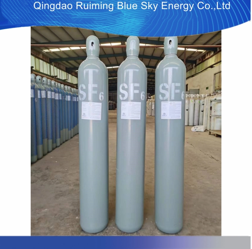 Industrial Gas 40L 150bar Cylinder 99.995% Sf6 Gas Sulfur Hexafluoride Gas