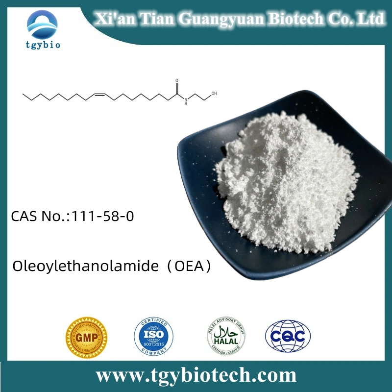 Supply Pharmaceutical API CAS 111-58-0 99% Oea Oleoylethanolamide Powder