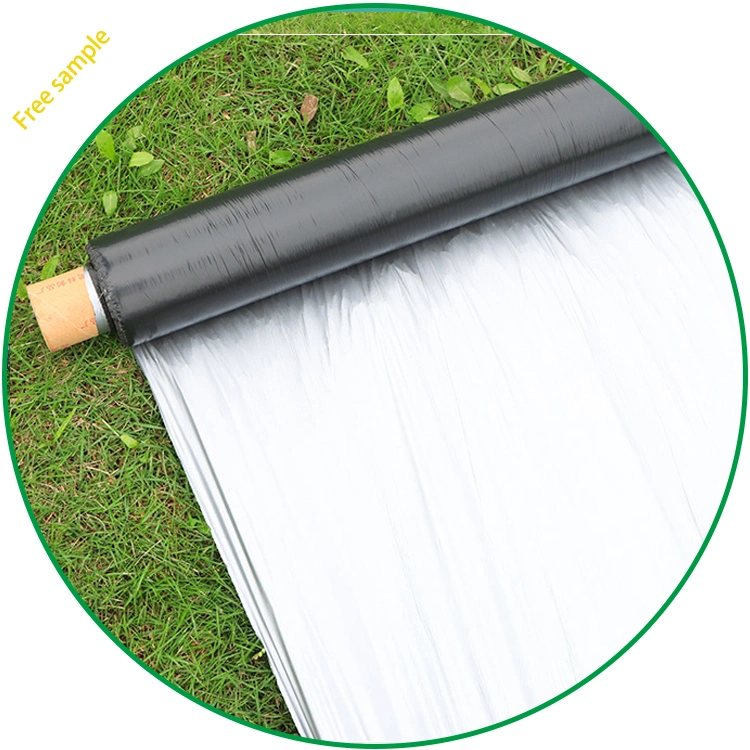 12micron 15micron Silver Black Mulching Layer Weedmat Polypropylene Ground Cover Plastic Agriculture Mulch Film