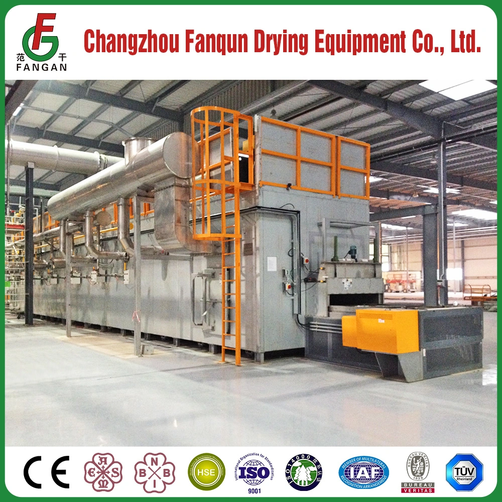 CE ISO Certificated High Temperature Belt Dryer Machine for Catalyst, Metal Parts, Ceramics, Carbon Black, Wood From Top Chinese Manufacturer, Belt Calciner