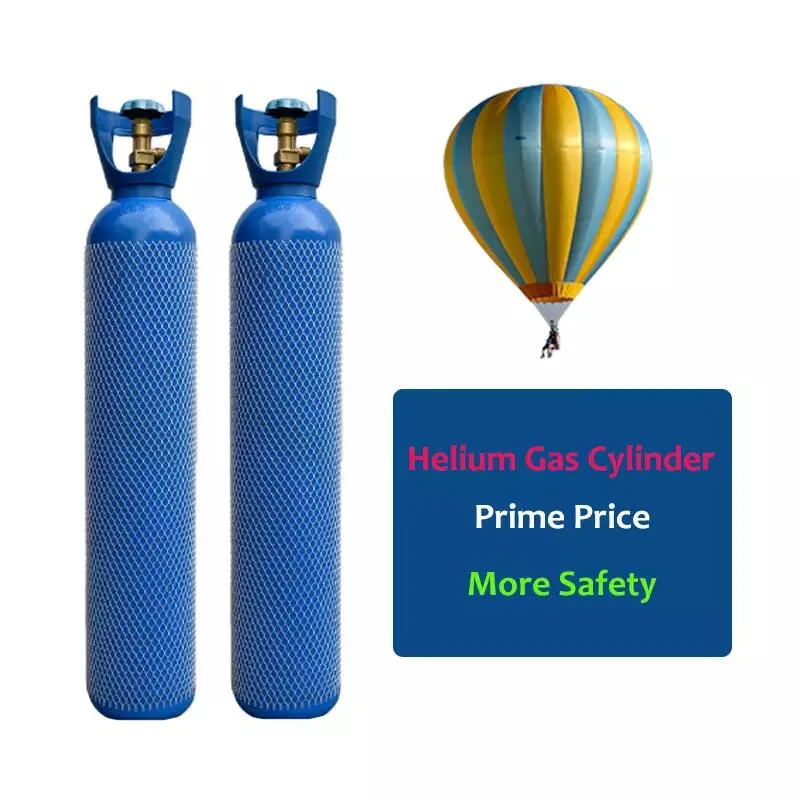 High Purity 99.999% 50L 200bar Helium He Gas in 40L 47L 50L Tped Cylinder