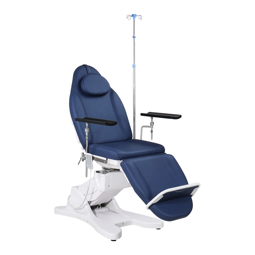 4 Motors Electric Hemodialysis Chair Blood Transfusion Chair Donation Chair