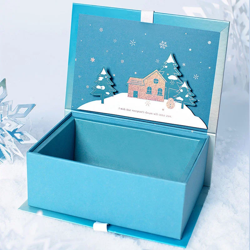 Round Box Christmas Paper Box Packaging Box Paper Gift Box Custom Packaging Box