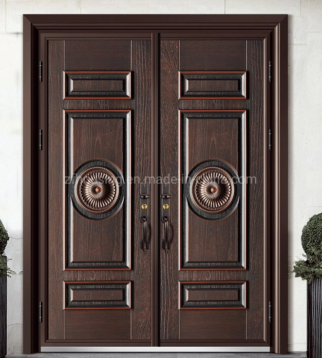 Villa Entry Luxurious Aluminum Casting Brass Doors for Home Decoration