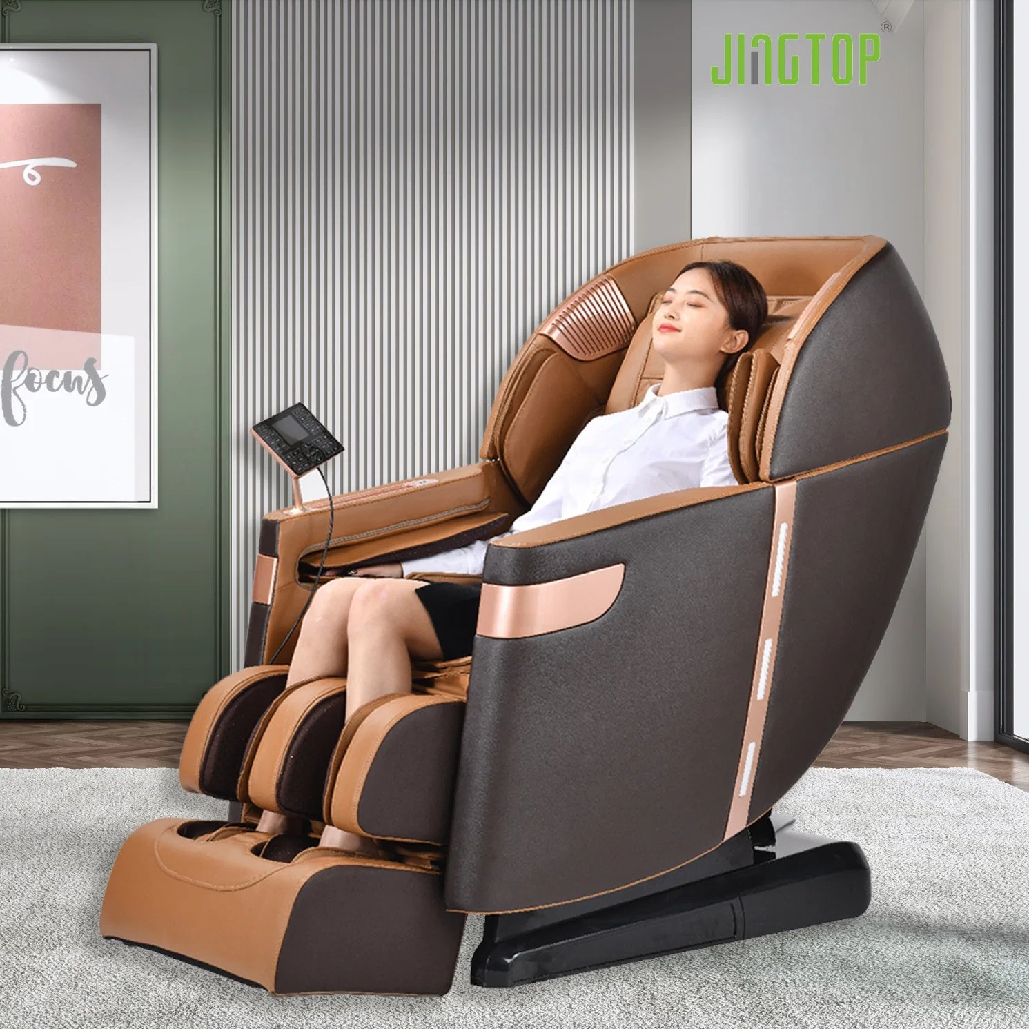 Full Body Electric Zero Gravity 3D Ai Music Luxury Shiatsu Massage Chair