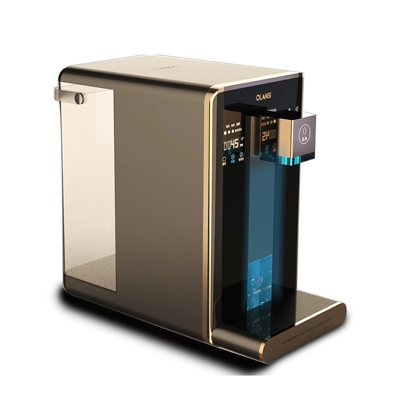 جهاز تنقية المياه من نوع أولانسي W19 ضعيف قلوية H2 RO عكس الحركة [سموسس] آلة سعر ساخنة باردة ماء موزع