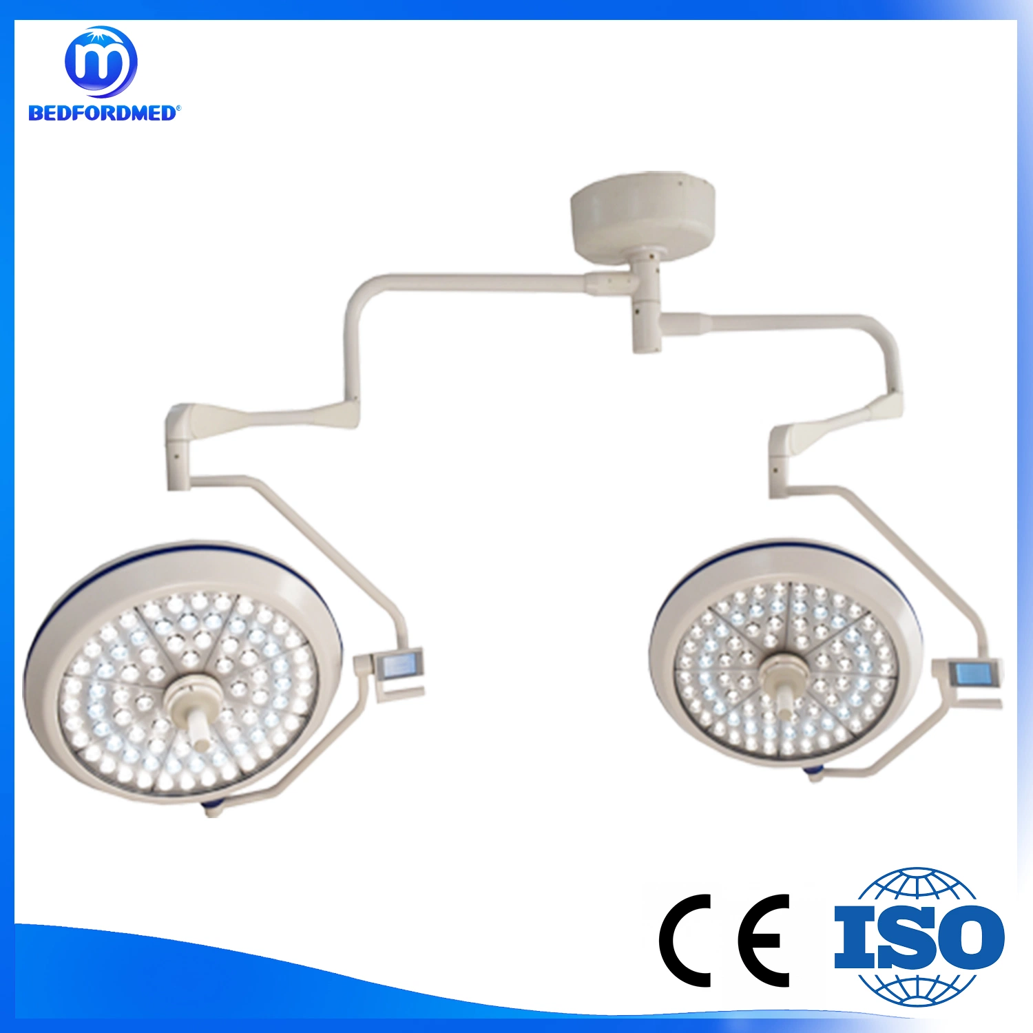 Surgery Shadowless Double Lights Operation Room LED Lamp (II Series 700700)