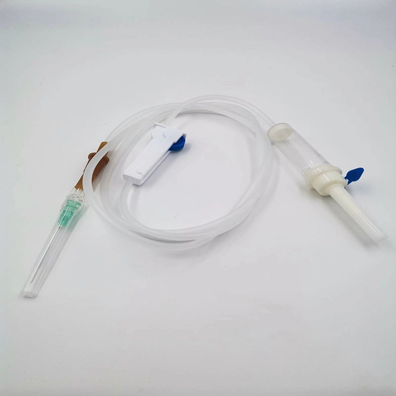 Tubulures de perfusion de précision tubulure de perfusion de sang jetable avec tube d'extension