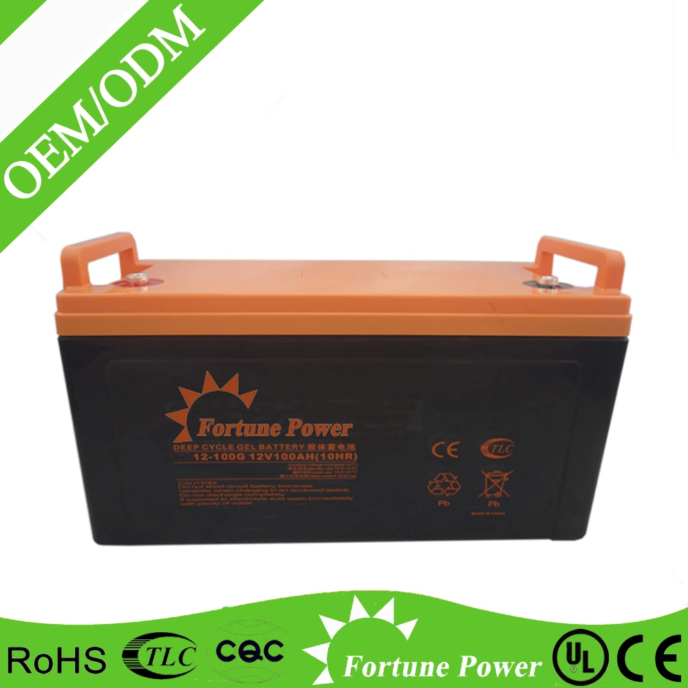 VRLA Sealed Bateria 12V 100ah Gel Battery for Solar UPS