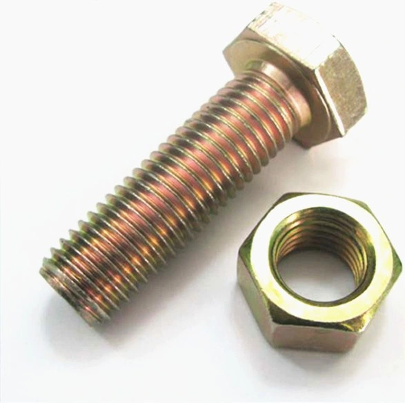 Zinc Coated DIN934 Hex Bolt and Nut