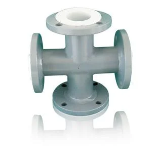 PTFE Lined Cross Ss400 SUS304 SUS316