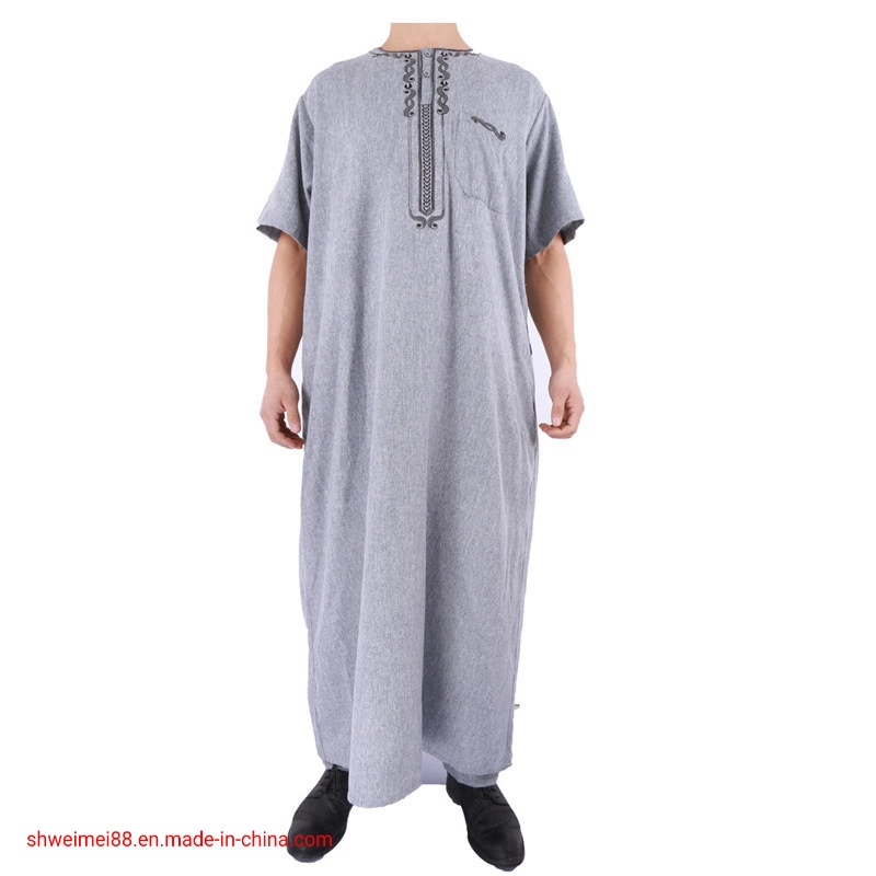 Middle East Kaftan Dubai arabe musulmane costume islamique de vêtements pour hommes chemise pantalon Thobe