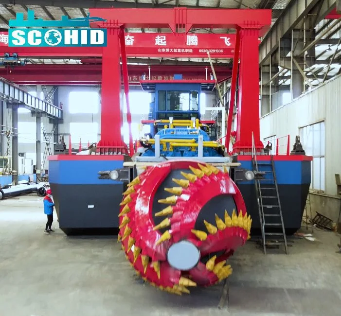 Customizable 8-30inch Cutter Suction Sand Dredger for Reclamation Work/ Port Maintenance/ River Dredging/ River Deepening Use