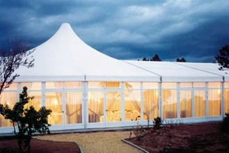 Clear Festival Ceremony Parties Wedding Water&Fire-Proof PVC Aluminum Marquee Tent