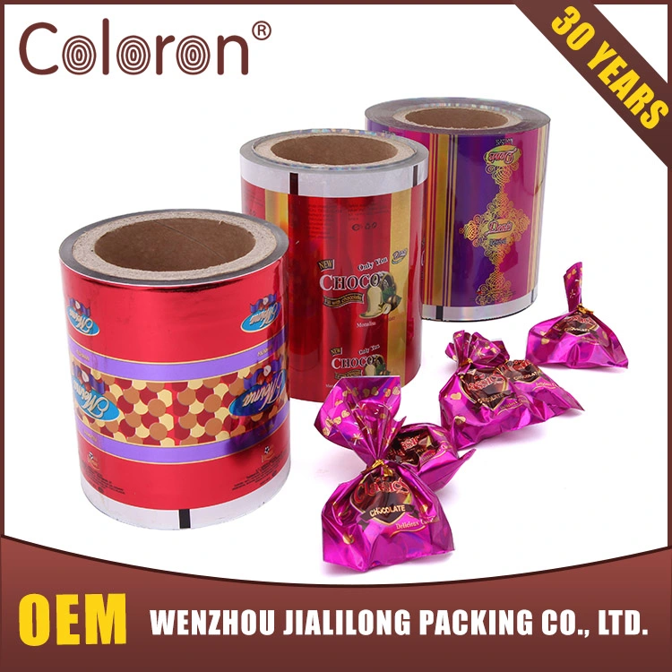 Metallized Heat-Seal Plastic Candy Wrapping