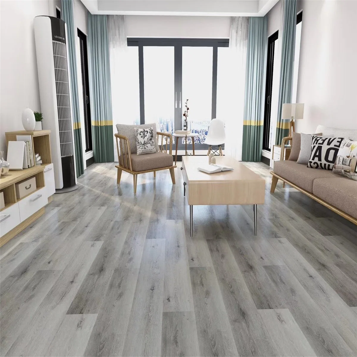 FloorScore Factory Pisos PVC wasserdicht LVT LVP Kunststoff SPC Vinyl Dielenboden mit IXPE-Unterlage