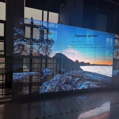 High quality/High cost performance Transparent LED Display Stadium Photoelectric Glass Screen