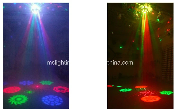 New Arrival Gobo, Laser, Beam Strobe 4in1 Big Hexagon LED Effect Lighting