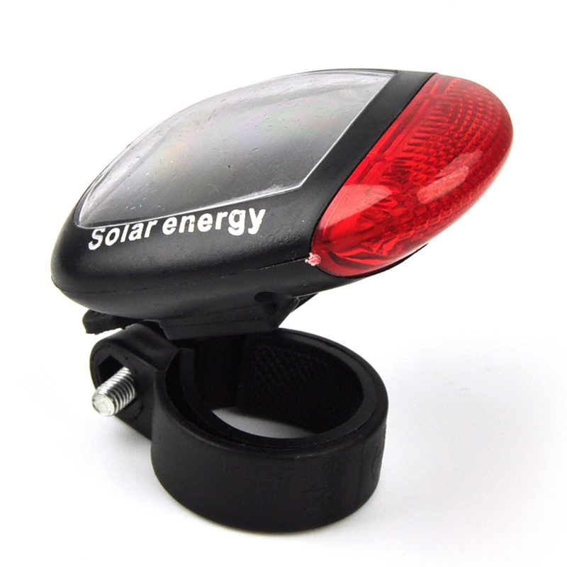 Outdoor LED Bicycle Light Accessories Solar Rechargeable Bright Bicycle Tail light