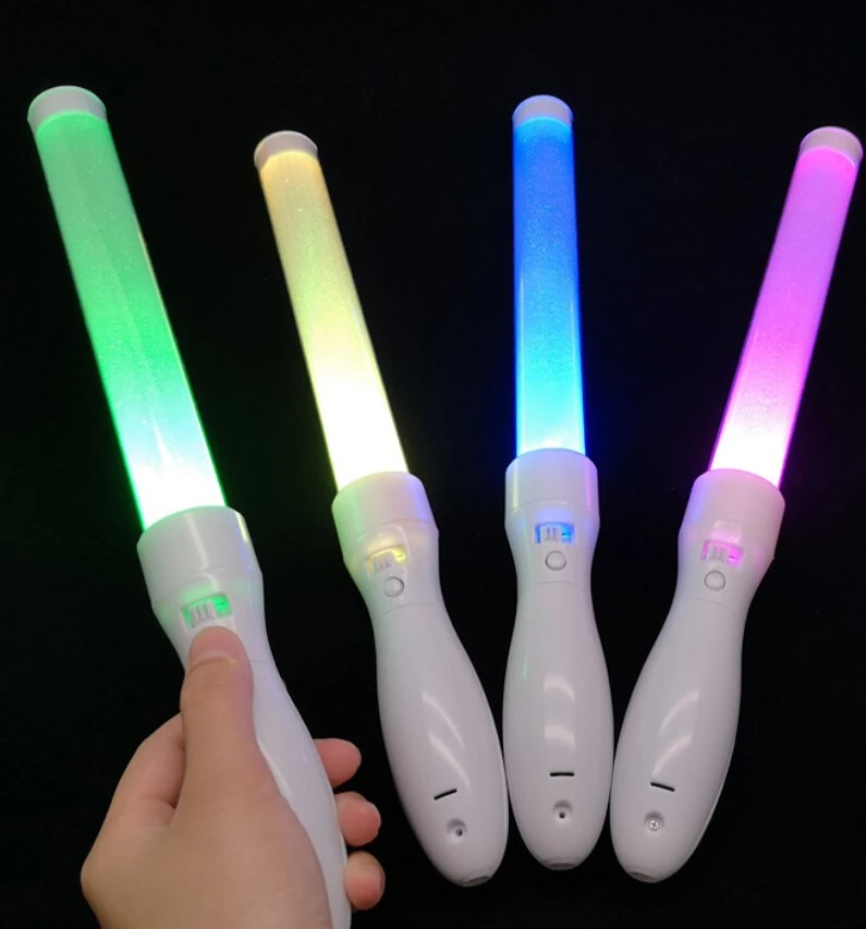 Customized Remote Control Rechargeable LED Glow Music Stick Light