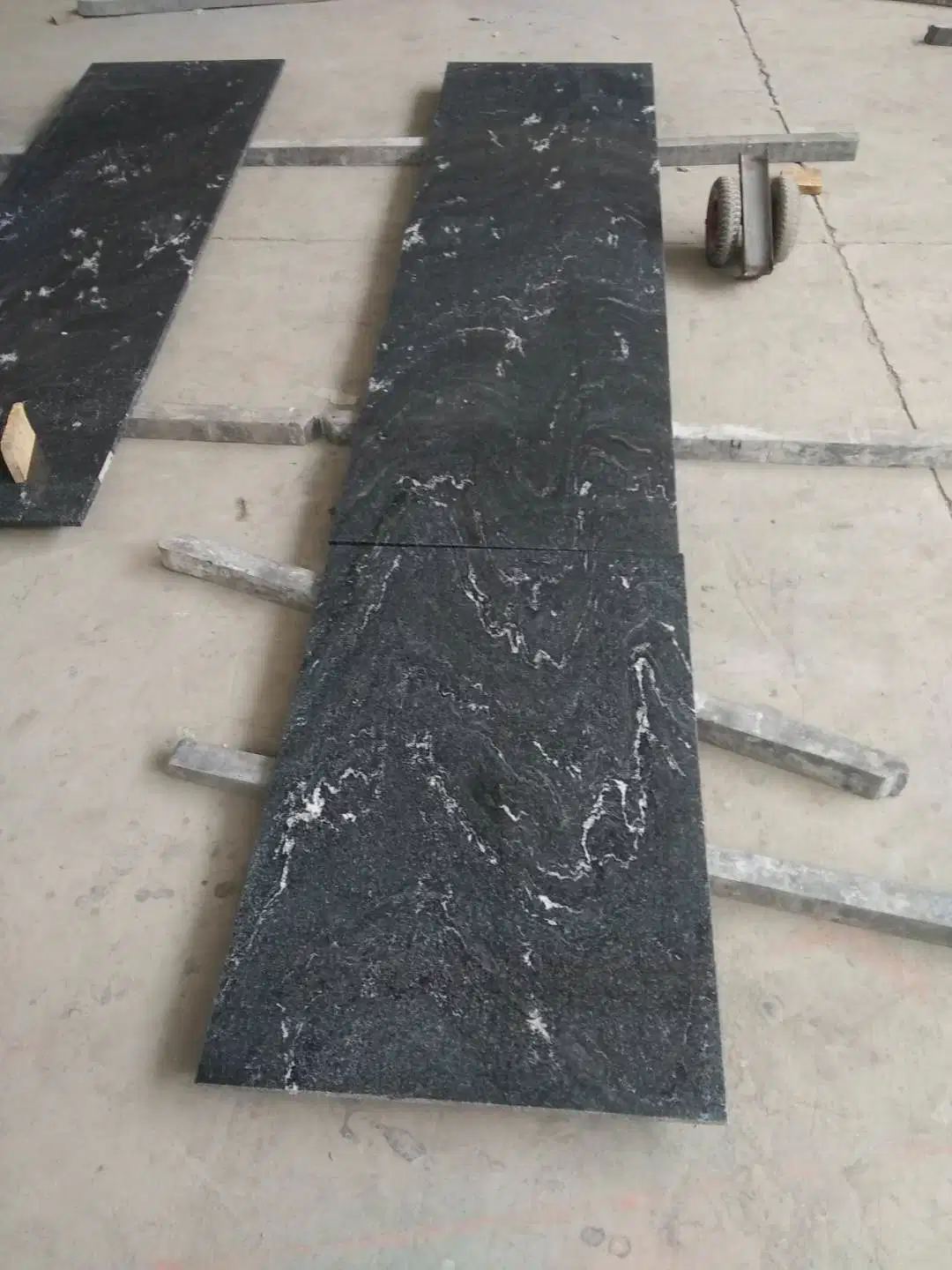 Natural Stone black/white/grey  Cloud Black polished/honed/flamed/Brushed/Sawn Granite slabs for interiors/ exterior/outdoor floor/wall