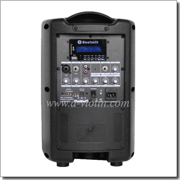 Receptores inalámbricos UHF de 8 pulgadas, audio profesional con batería (PPS-0840MB)